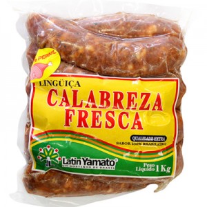 Latin Yamato Linguiça Calabreza de Pernil Fresca 1kg