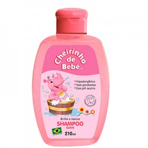 Cheirinho de Bebê Shampoo Rosa - 210ml