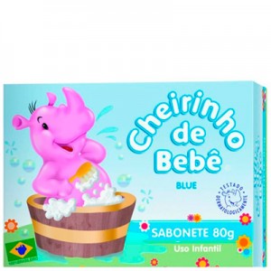 Cheirinho de Bebê Sabonete Azul - 80g