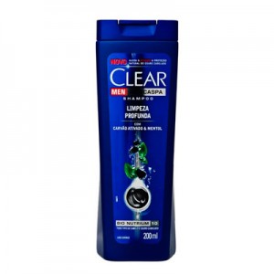 Clear Men Shampoo Anticaspa - Limpeza Profunda 200ml