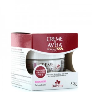 Davene Creme de Aveia Hidratante Facial Sem Perfume 50g