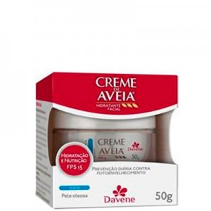 Davene Creme de Aveia Hidratante Facial Suave 50g