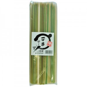 Espetinho de bambu 100 und 27cm
