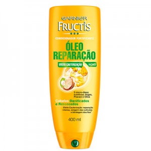 Garnier Fructis Condicionador Óleo Reparação Cabelos Danificados e Ressecados 200ml