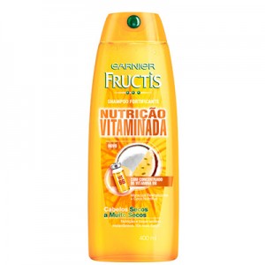 Garnier Fructis Shampoo Nutrição Vitaminada Cabelos Secos 200ml