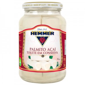 Hemmer Palmito de Açaí Inteiro 530g