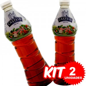 ((Kit c/ 2 unidades)) Castelo Vinagre Tinto 500ml