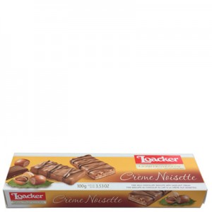 Biscoito de Chocolate Loacker Crème Noisette 100g