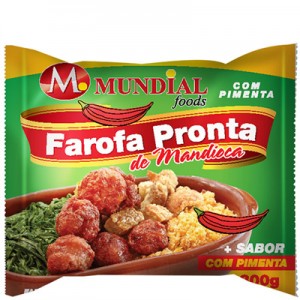 Mundial Foods Farofa Pronta de Mandioca com Pimenta 300g