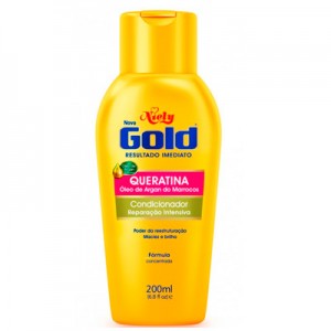 Niely Gold Condicionador Queratina Óleo de Argan do Marrocos 200ml