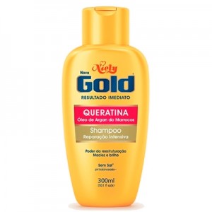 Niely Gold Shampoo Queratina Óleo de Argan do Marrocos 300ml