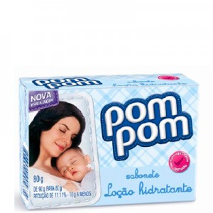 Pom Pom Sabonete Loção Hidratante 80g