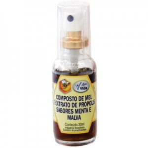 Própolis Spray Mel Menta + Malva 30ml