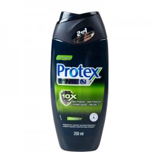Protex For Men - Energy Sabonete Líquido 2 em 1: Corpo + Cabelo.250ml