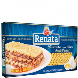 Renata Massa Para Lasanha com Ovos 500g