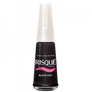 Risqué Esmalte Metálico Black-out 8ml