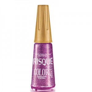 Risqué Coleção Color Effect Diamante Fucsia 8ml
