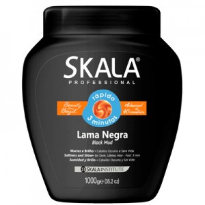Skala Creme de Tratamento Lama Negra 1000g