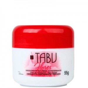 Tabu Flores Desodorante em Creme Antiperspirante 55g