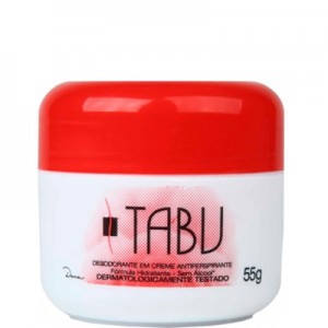 Tabu Tradicional Desodorante em Creme Antiperspirante 55g