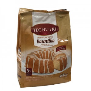 Tecnutri Mistura para Bolo Sabor Baunilha 400g