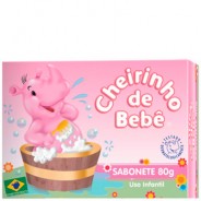 Cheirinho de Bebê Sabonete Rosa - 80g